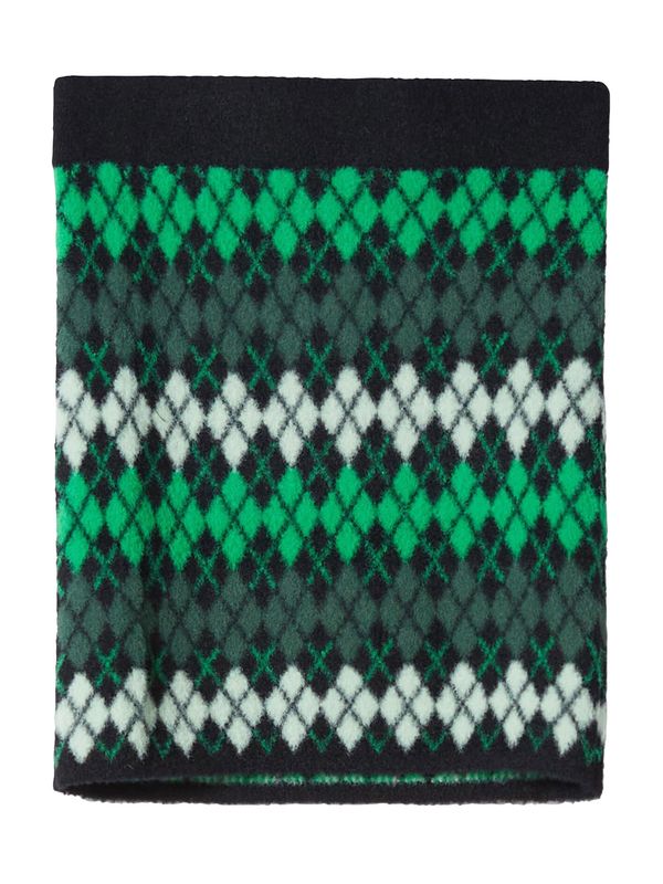 Bershka Bershka Suknja  zelena / kraljevski zelena / bijela