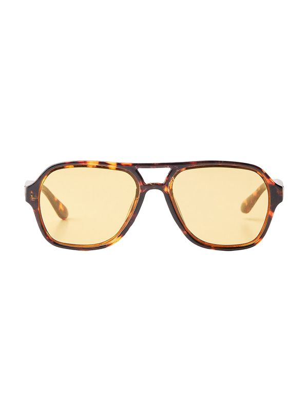 Bershka Bershka Sunčane naočale  konjak / tamno smeđa / pastelno žuta