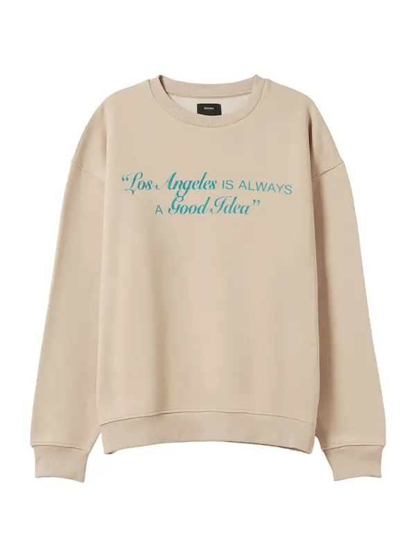 Bershka Bershka Sweater majica  bež / plava