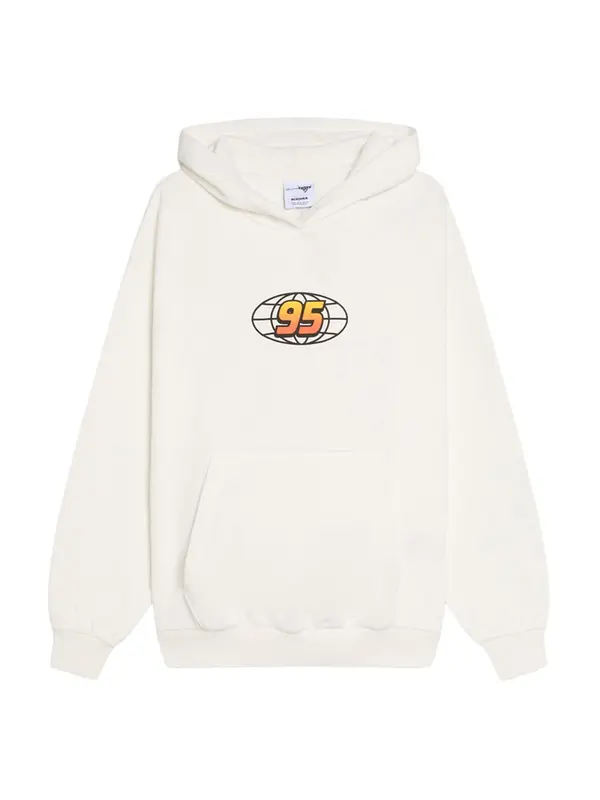 Bershka Bershka Sweater majica 'CARS'  narančasta / svijetlocrvena / crna / prljavo bijela