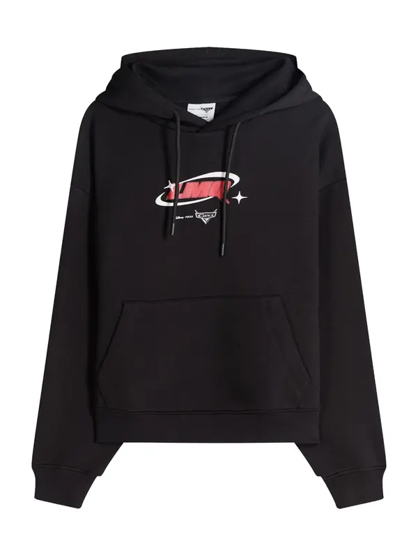 Bershka Bershka Sweater majica 'CARS'  svijetložuta / crvena / crna / bijela
