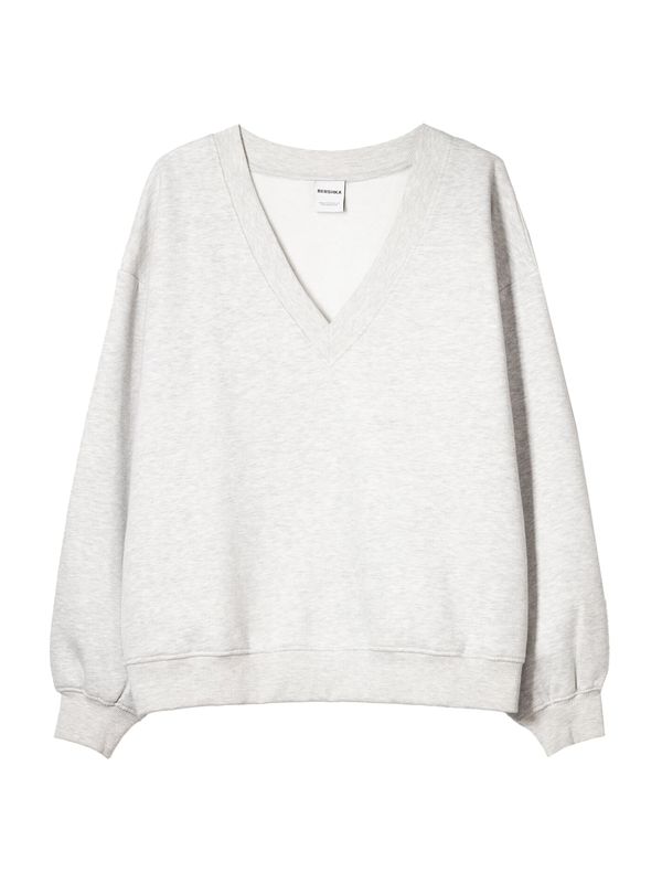 Bershka Bershka Sweater majica  svijetlosiva