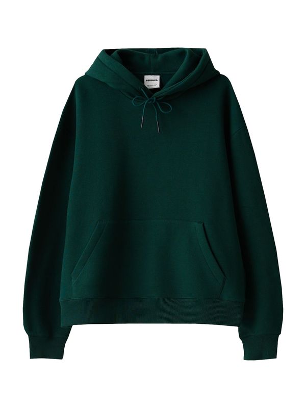 Bershka Bershka Sweater majica  tamno zelena