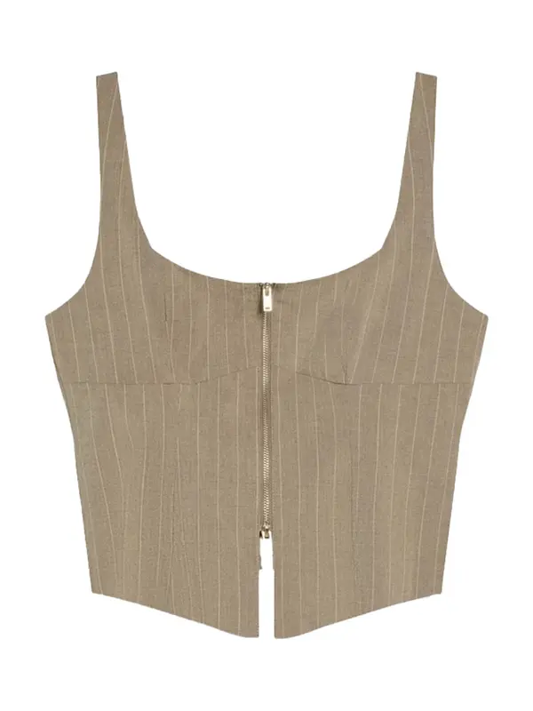 Bershka Bershka Top  bež / boja devine dlake (camel)