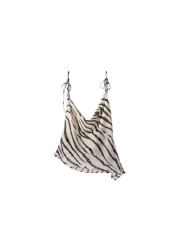 Bershka Bershka Top  bež / crna