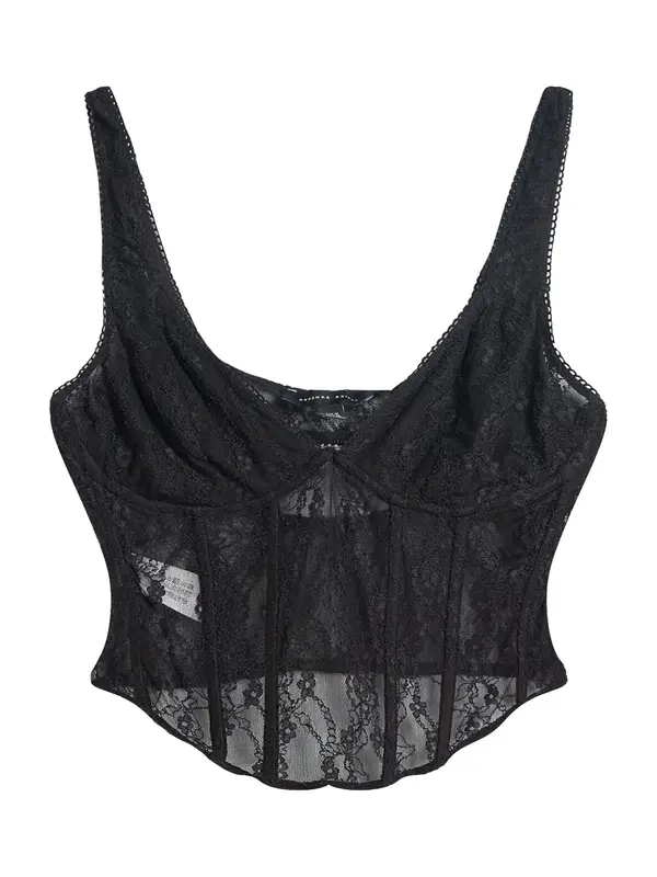 Bershka Bershka Top  crna