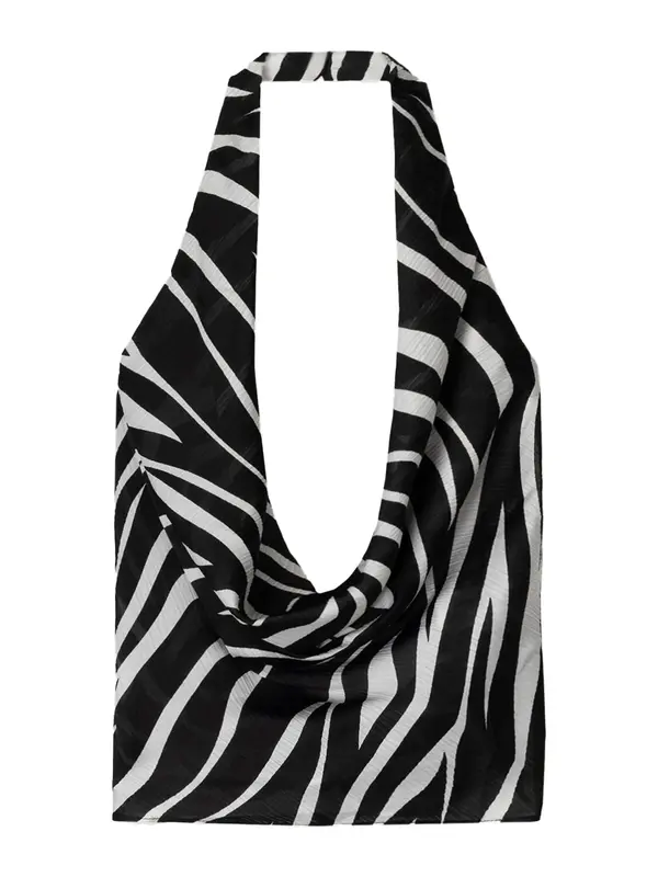 Bershka Bershka Top  crna / bijela