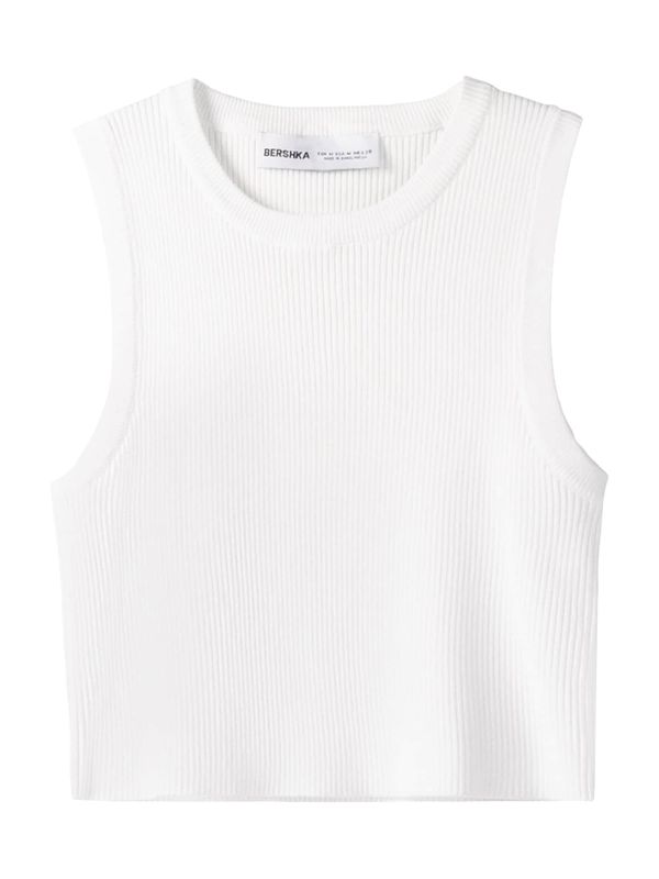 Bershka Bershka Top s naramenicama  bijela
