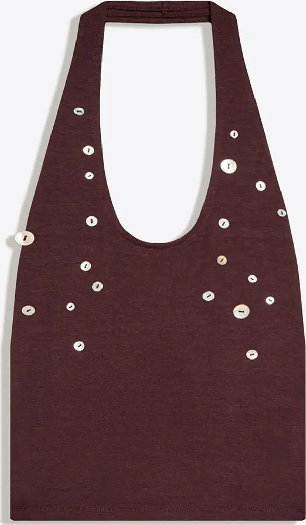 Bershka Bershka Top  smeđa
