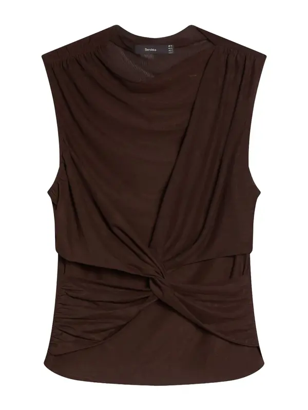 Bershka Bershka Top  smeđa