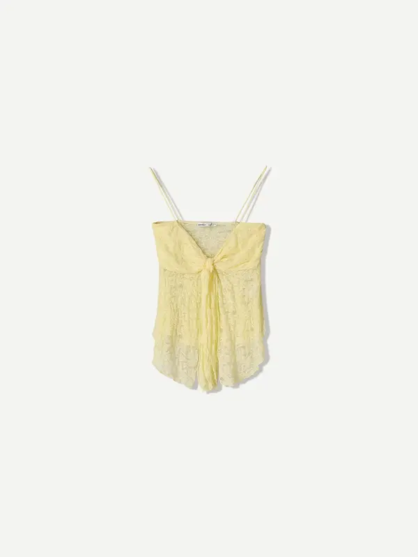 Bershka Bershka Top  svijetložuta
