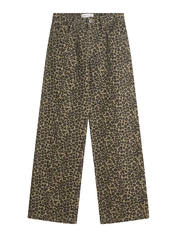Bershka Bershka Traperice  cappuccino / moka smeđa / crna