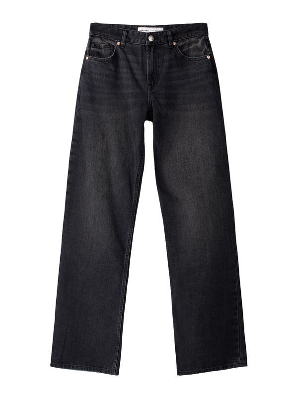 Bershka Bershka Traperice  crni traper