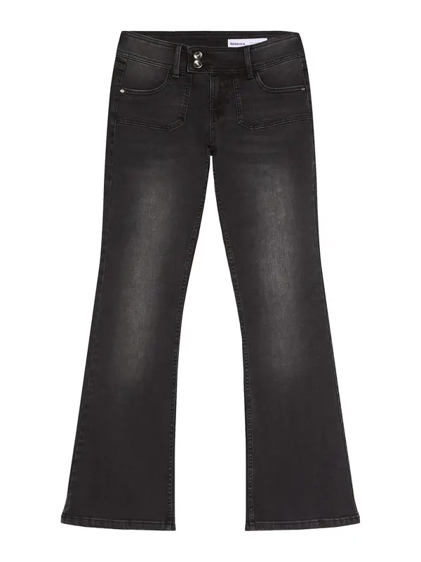 Bershka Bershka Traperice  crni traper