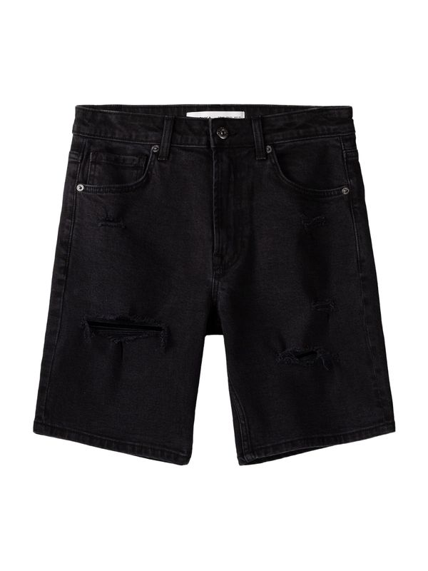 Bershka Bershka Traperice  crni traper