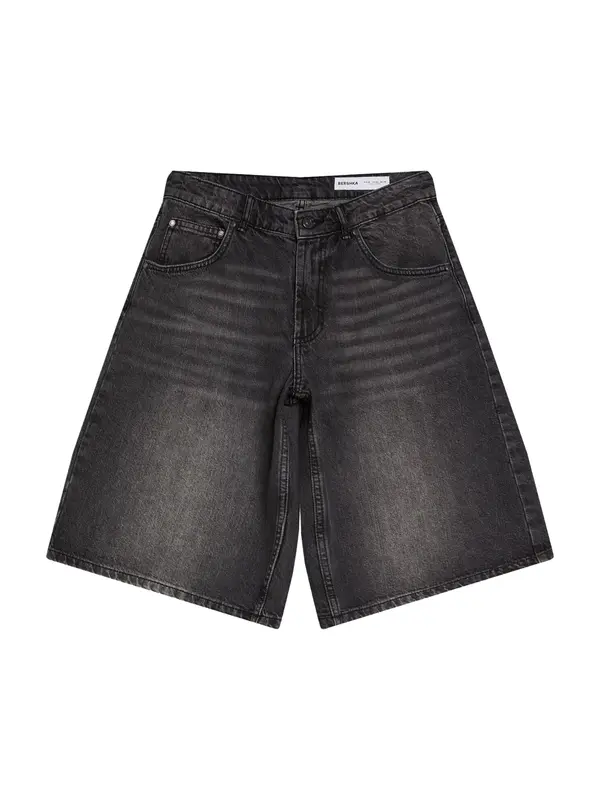 Bershka Bershka Traperice  crni traper