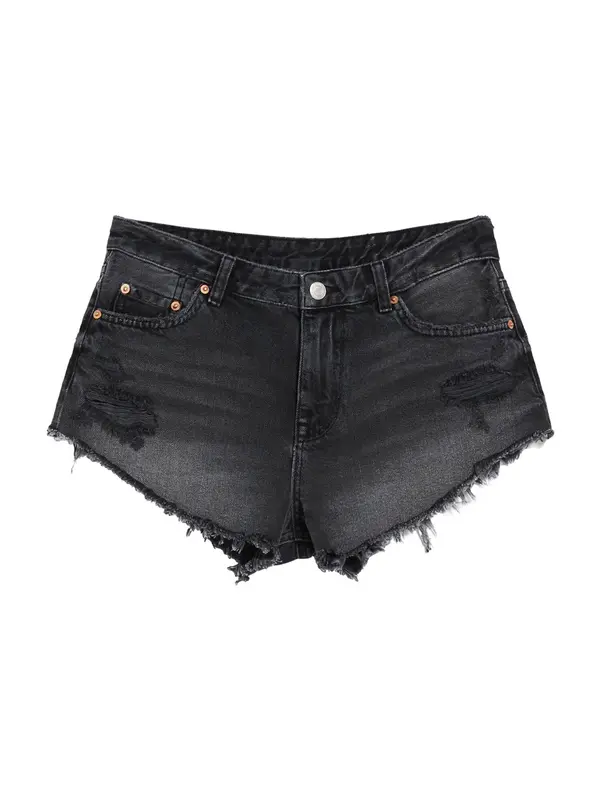 Bershka Bershka Traperice  crni traper