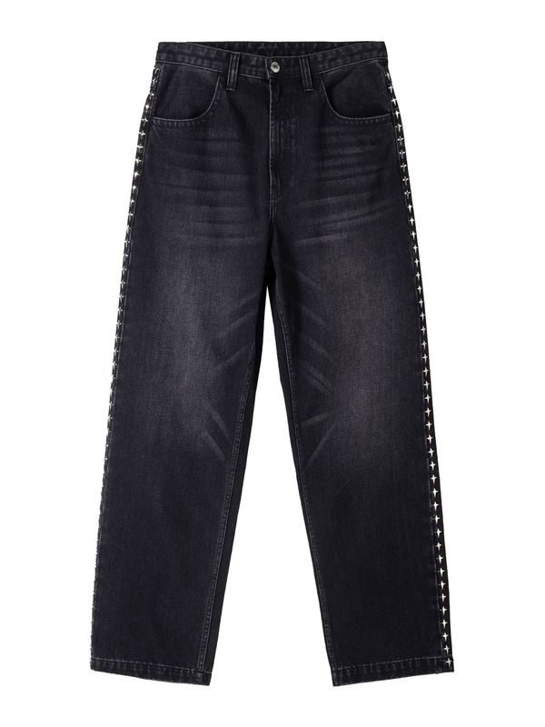 Bershka Bershka Traperice  crni traper