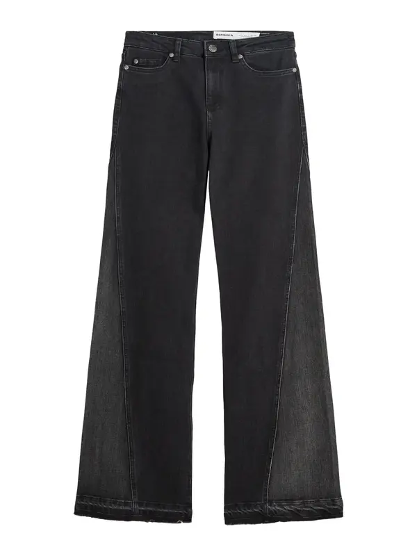 Bershka Bershka Traperice  crni traper