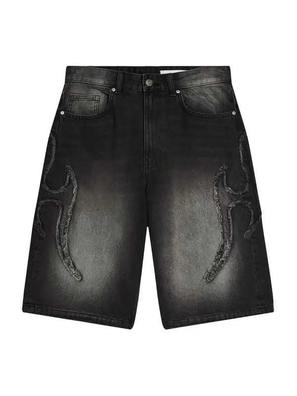 Bershka Bershka Traperice  crni traper