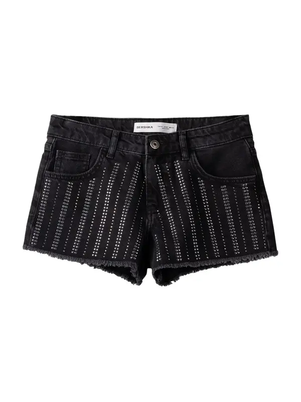 Bershka Bershka Traperice  crni traper