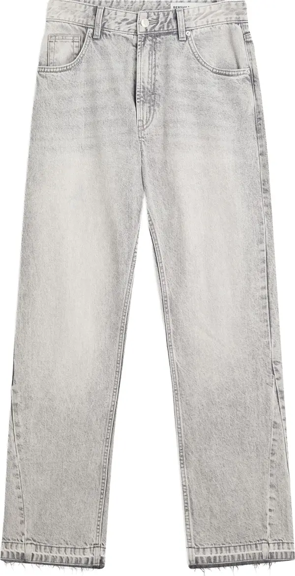 Bershka Bershka Traperice  sivi traper