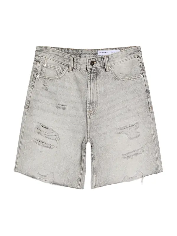 Bershka Bershka Traperice  sivi traper