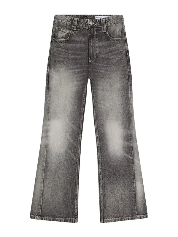 Bershka Bershka Traperice  sivi traper