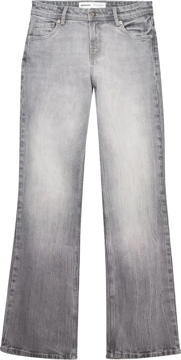 Bershka Bershka Traperice  sivi traper