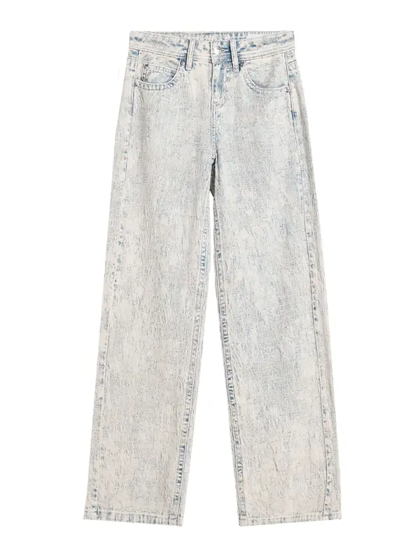 Bershka Bershka Traperice  svijetloplava / bijela
