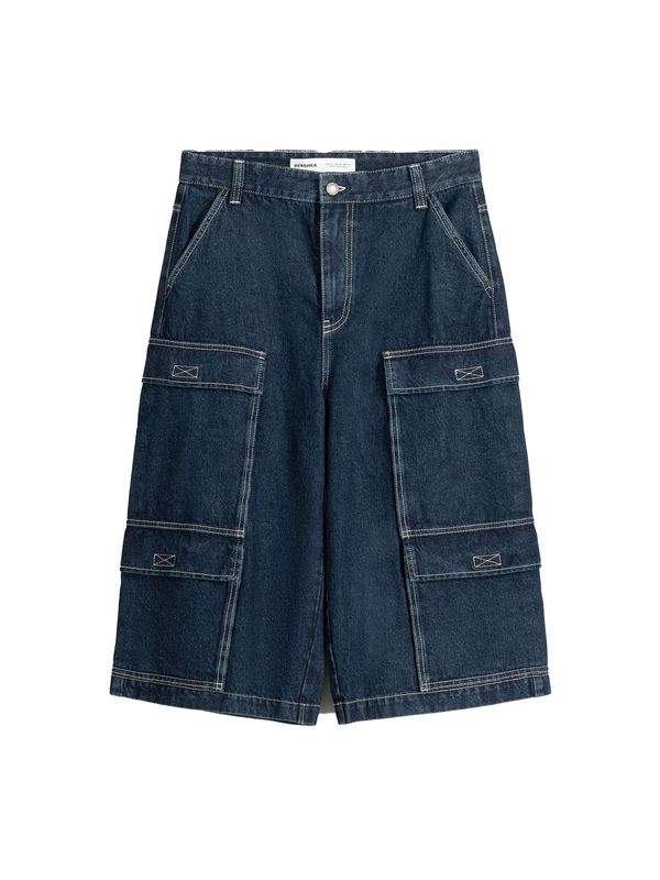 Bershka Bershka Traperice  tamno plava