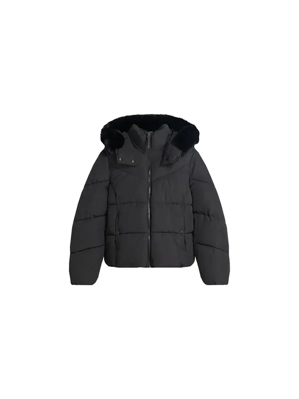 Bershka Bershka Zimska jakna  crna