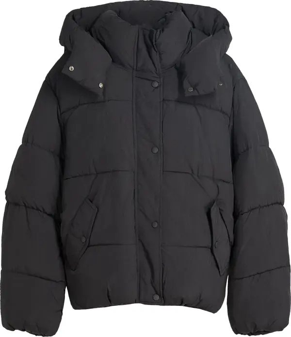 Bershka Bershka Zimska jakna  crna