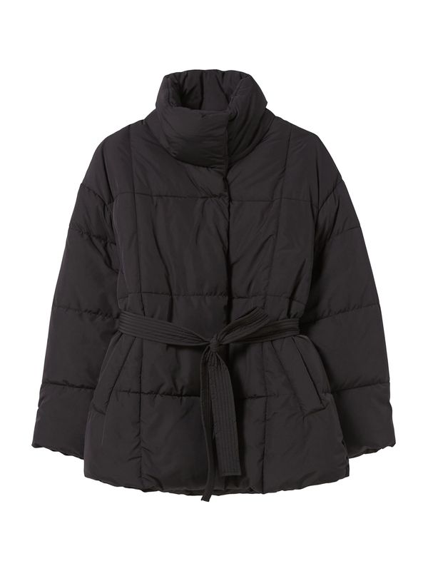 Bershka Bershka Zimska jakna  crna