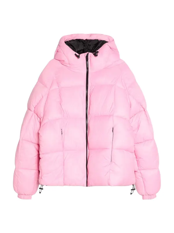 Bershka Bershka Zimska jakna  roza / crna