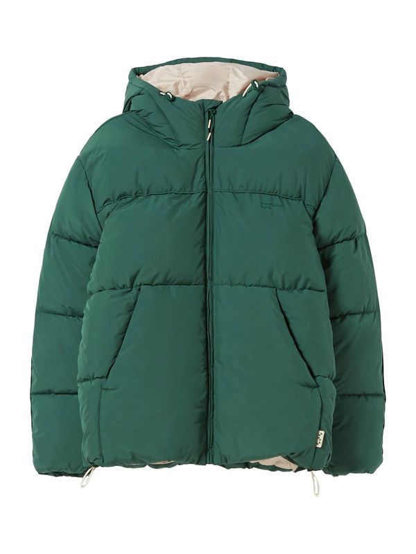 Bershka Bershka Zimska jakna  smaragdno zelena