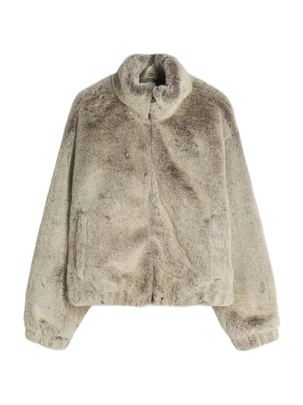 Bershka Bershka Zimska jakna  taupe siva