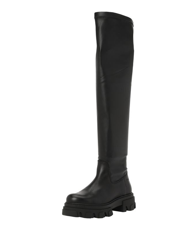 Bianco Bianco Čizme iznad koljena 'Aginni'  crna