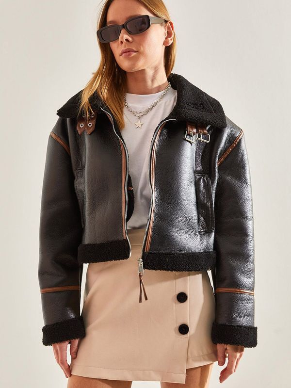 Bianco Lucci Bianco Lucci Prijelazna jakna  crna