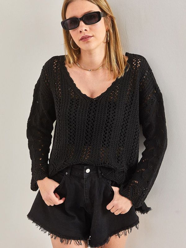 Bianco Lucci Bianco Lucci Pulover  crna