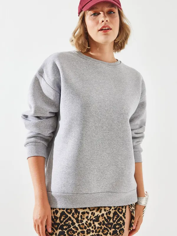 Bianco Lucci Bianco Lucci Sweater majica  siva