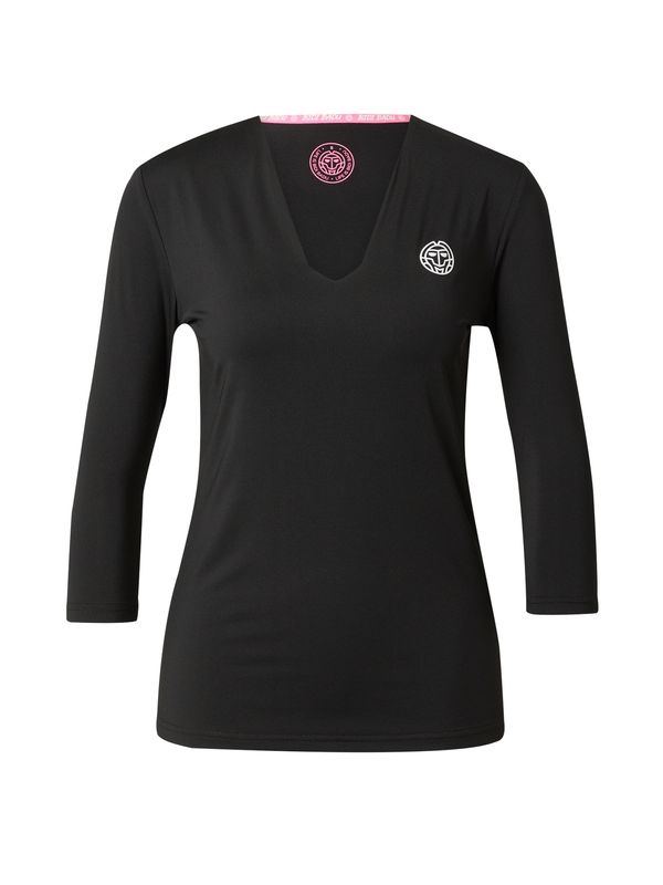 BIDI BADU BIDI BADU Tehnička sportska majica  crna / bijela