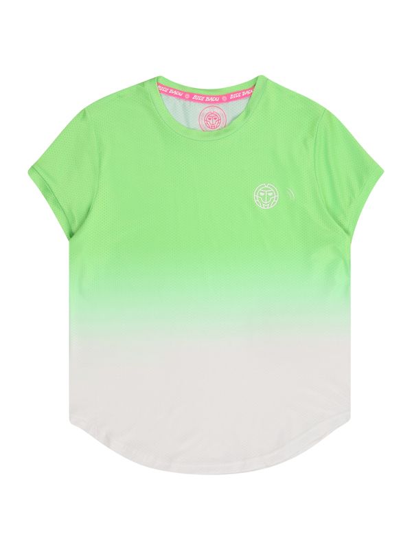 BIDI BADU BIDI BADU Tehnička sportska majica  svijetlozelena / bijela