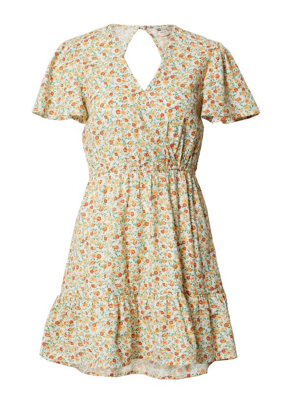 BILLABONG BILLABONG Haljina  svijetlosiva / žad / narančasta