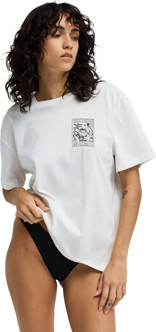 BILLABONG BILLABONG Majica 'Always Looking'  crna / bijela