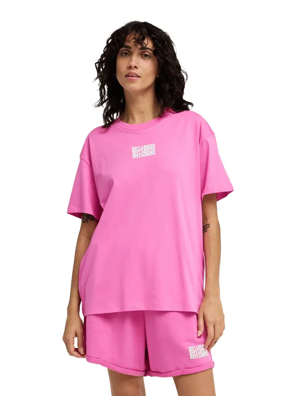 BILLABONG BILLABONG Majica 'In The Beyond'  roza / bijela
