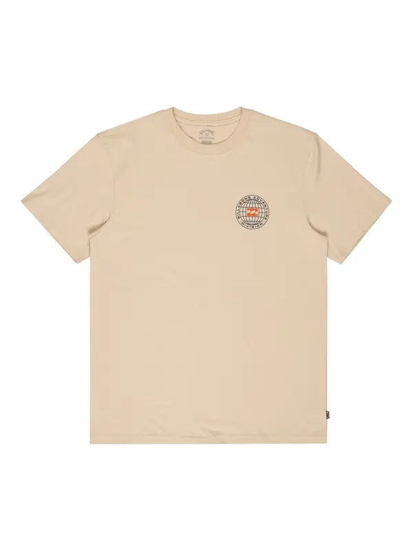BILLABONG BILLABONG Majica 'Rockies'  bež / tamno plava / neonsko narančasta