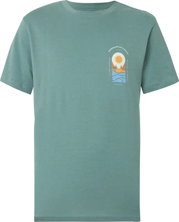 BILLABONG BILLABONG Majica 'SUN DOWN ADIV'  ecru/prljavo bijela / svijetloplava / menta / narančasta