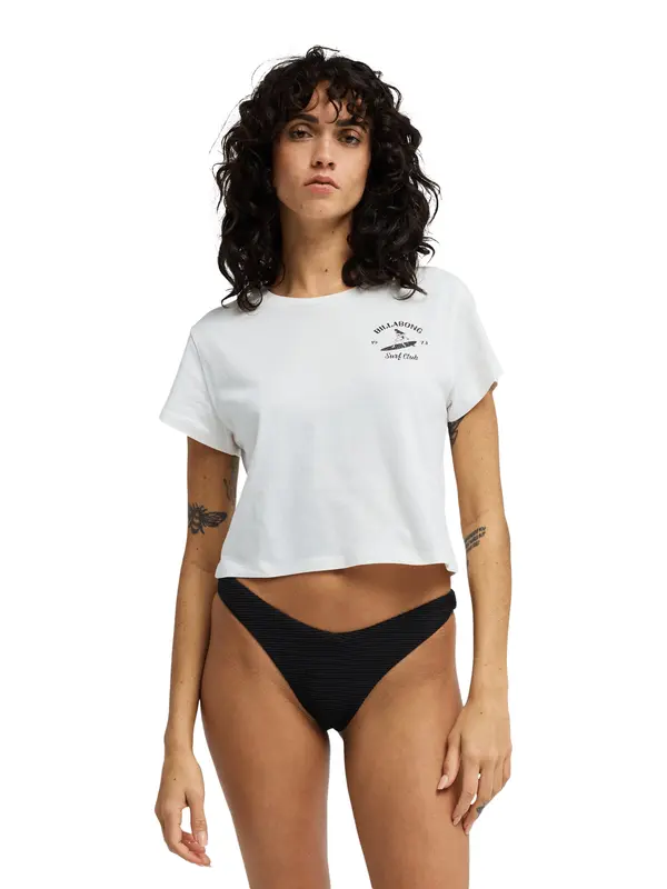 BILLABONG BILLABONG Majica 'Surf The Waves'  crna / bijela