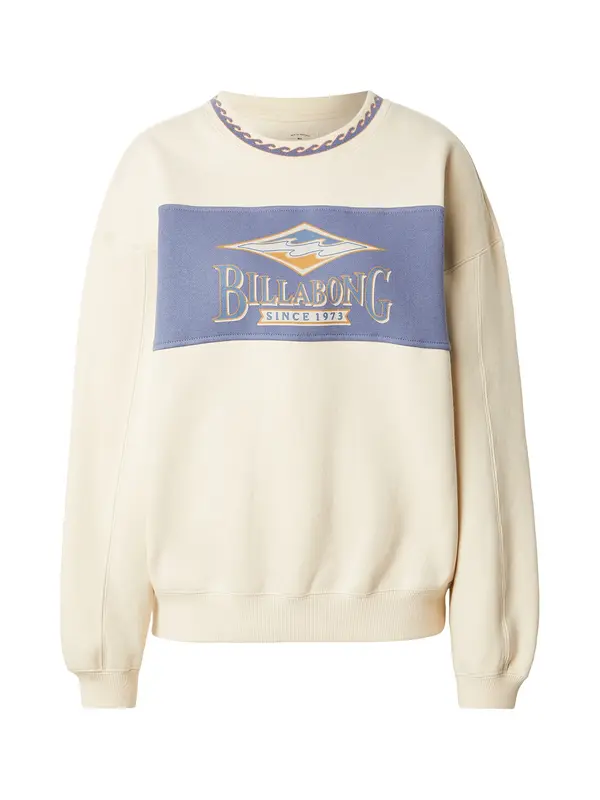 BILLABONG BILLABONG Sportska sweater majica 'POINT BREAK'  svijetlobež / golublje plava